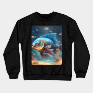 symphony of anger the fish Crewneck Sweatshirt